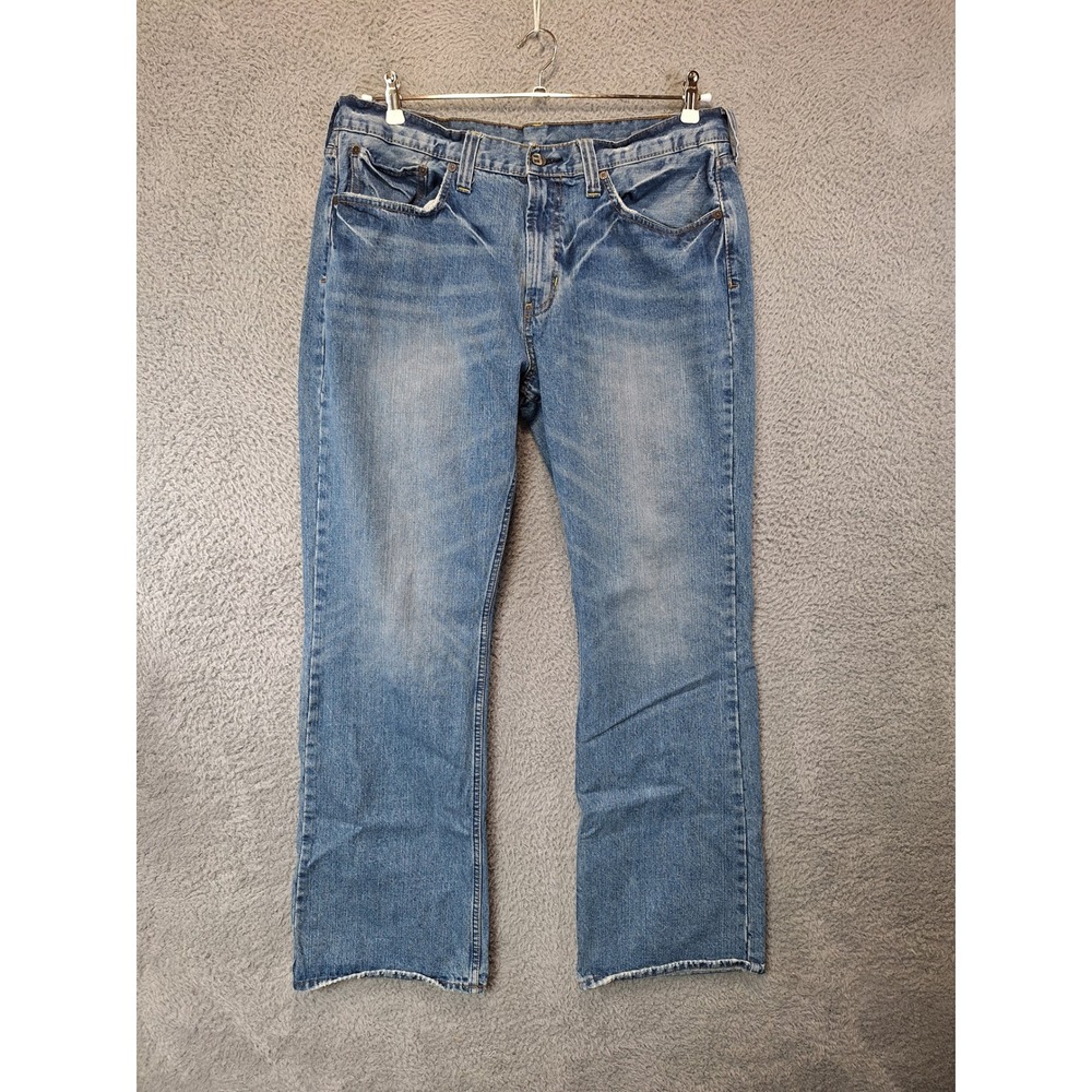 Bullhead Denim Boot‎ Cut Jeans Mens 36x32 (Fits 36x31) Light Wash Y2K Casual